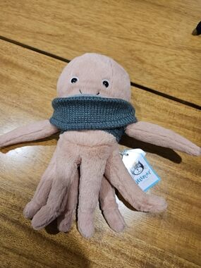 AUTHENTIC‼️ NWT Jellycat Cozy Crew Octopus Plush - Retired - FAST SHIPPING